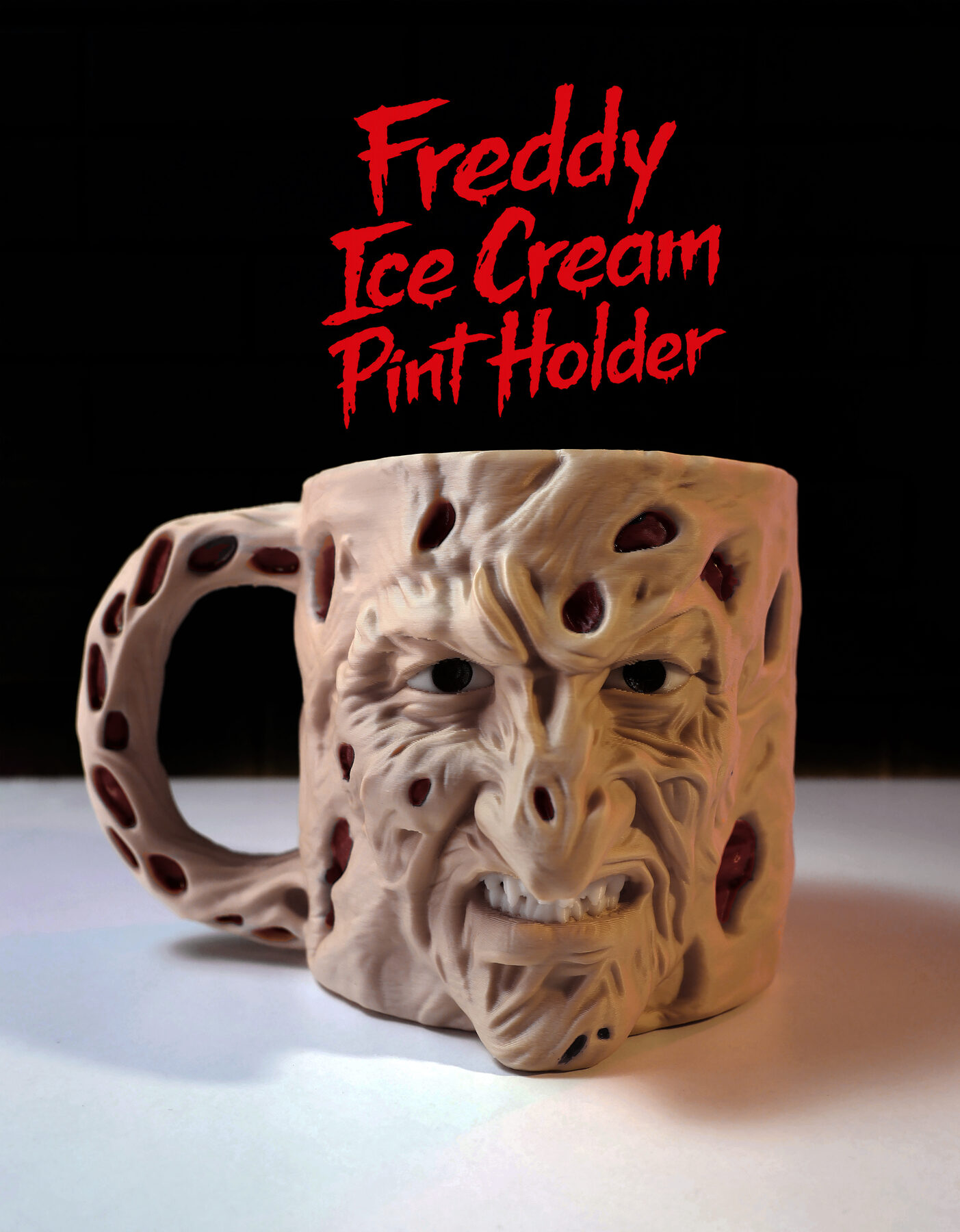 Freddy Ice Cream Cup Holder 3D print by Layer Labs, Malta